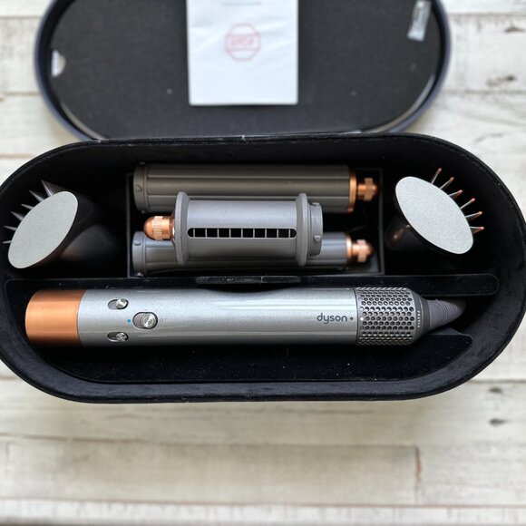 Dyson Accessories - Dyson - Airwrap multi-styler Complete Long - Nickel/Copper W/ Box